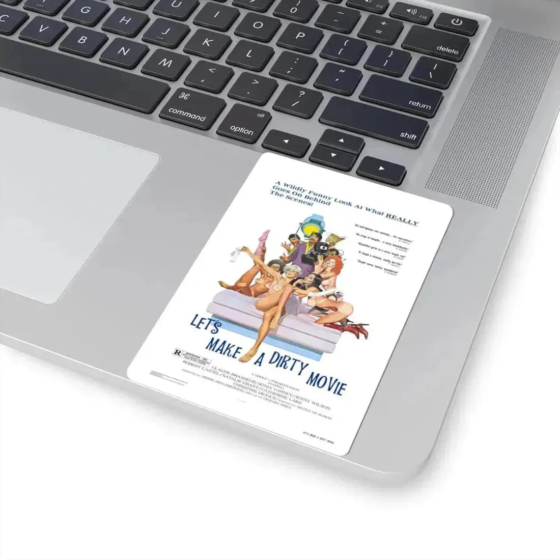 LET'S MAKE A DIRTY MOVIE 1976 Movie Poster - STICKER Vinyl Kiss-Cut Decal - The Sticker Space