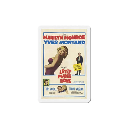 Let's Make Love 1960 Movie Poster Refrigerator Magnet 4 Inch - The Sticker Space