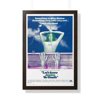 LET'S SCARE JESSICA TO DEATH 1971 - Framed Movie Poster 20" x 30" Walnut - The Sticker Space