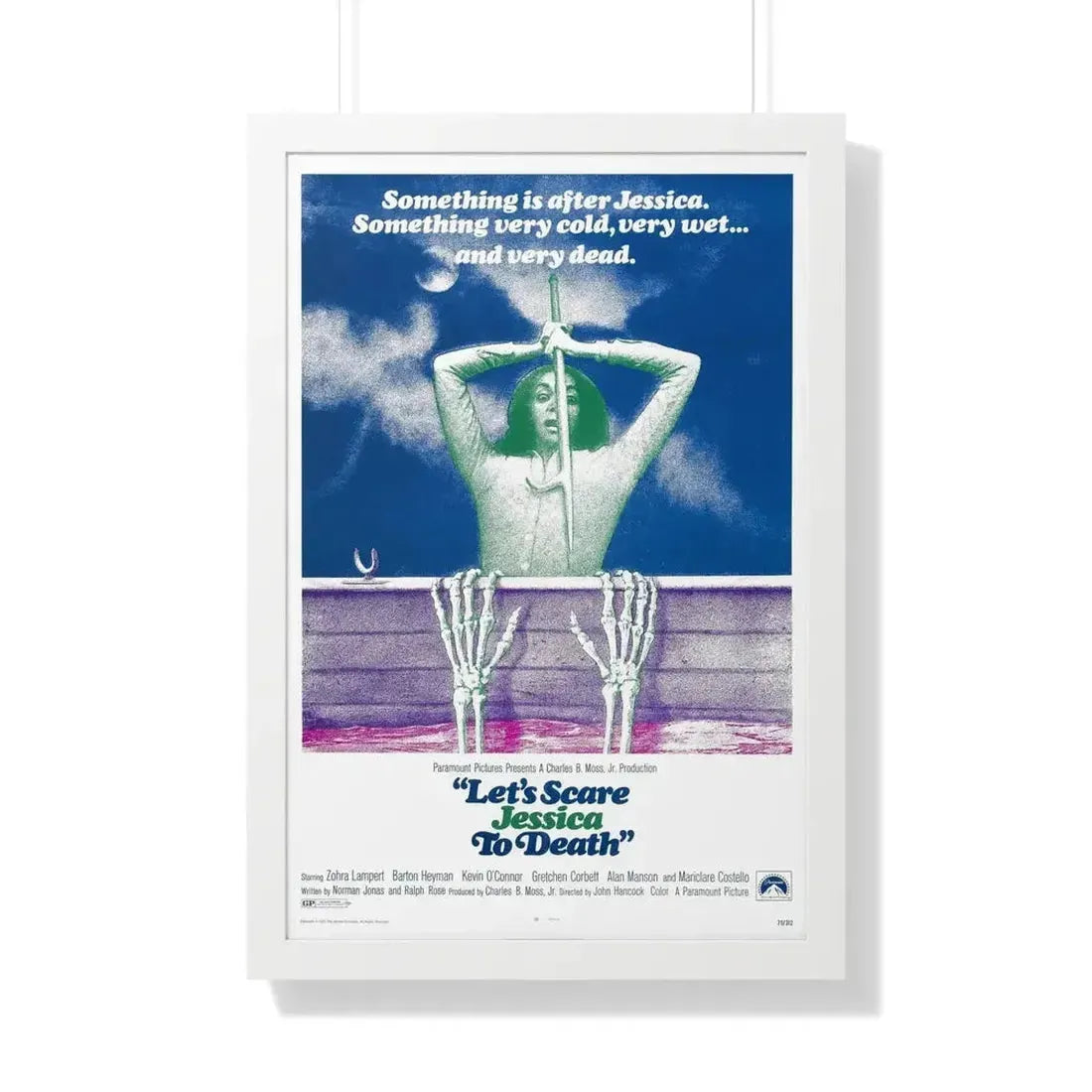 LET'S SCARE JESSICA TO DEATH 1971 - Framed Movie Poster - The Sticker Space