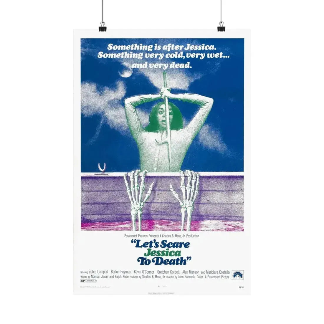 LET'S SCARE JESSICA TO DEATH 1971 - Paper Movie Poster 16″ x 24″ Matte - The Sticker Space