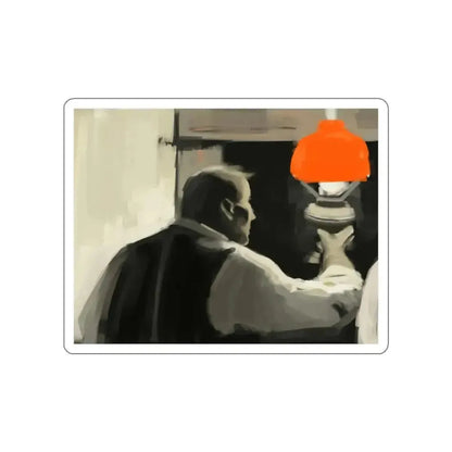 Let there be light! Inspired by a Saul Tepper illustration (Magazine Illustration) STICKER Vinyl Die-Cut Decal - The Sticker Space