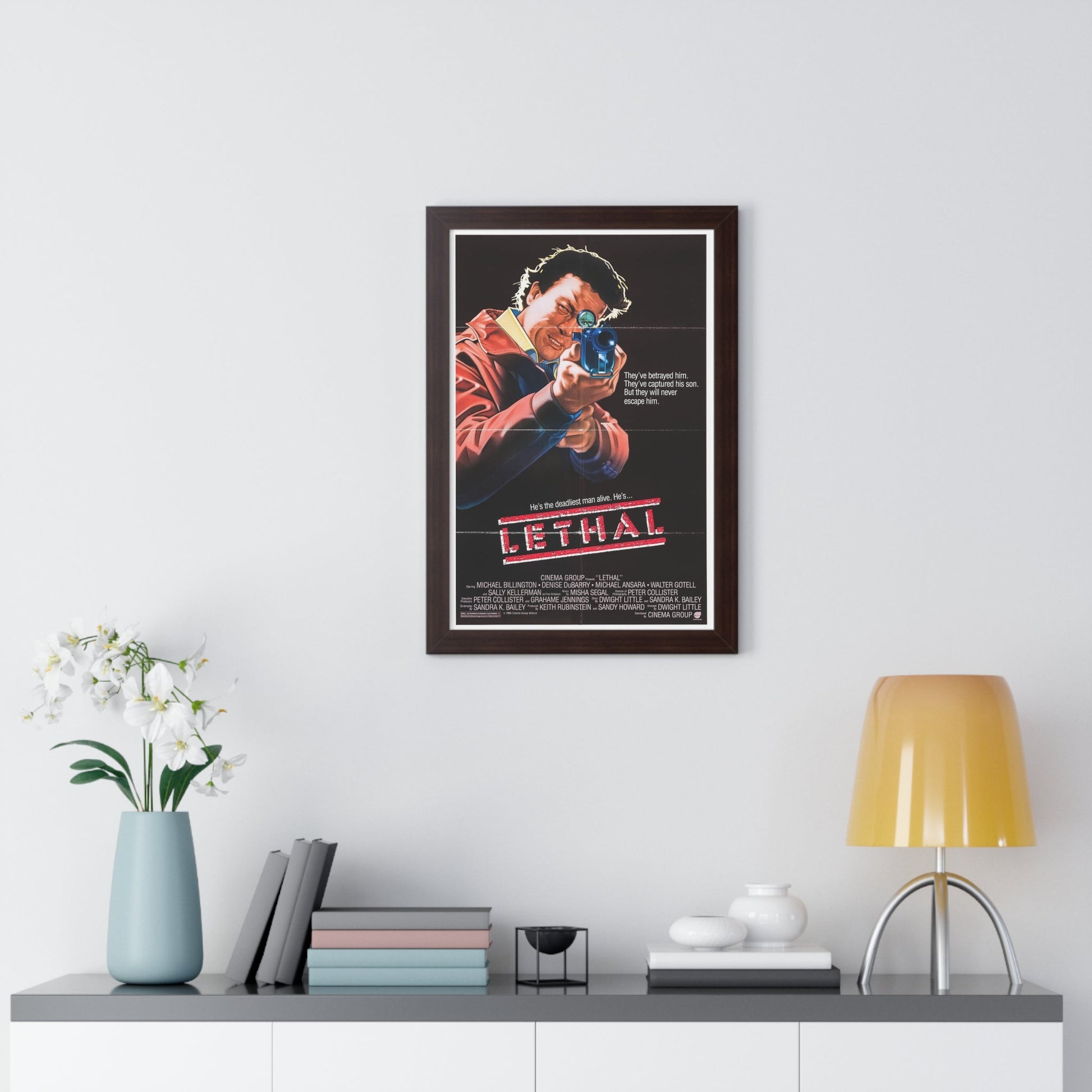 LETHAL 1985 - Framed Movie Poster-The Sticker Space