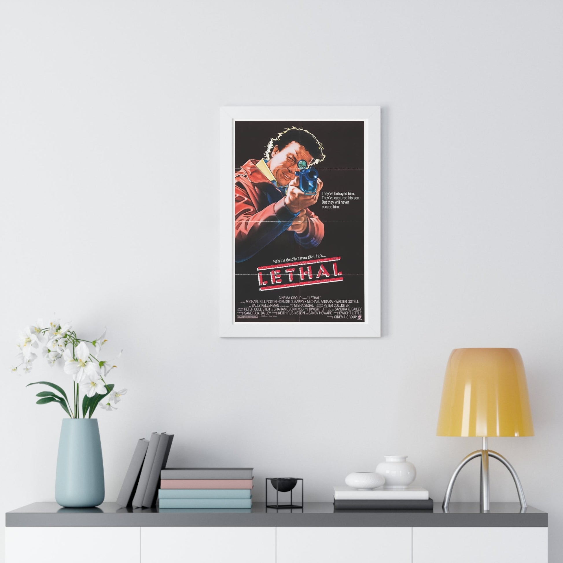 LETHAL 1985 - Framed Movie Poster-The Sticker Space