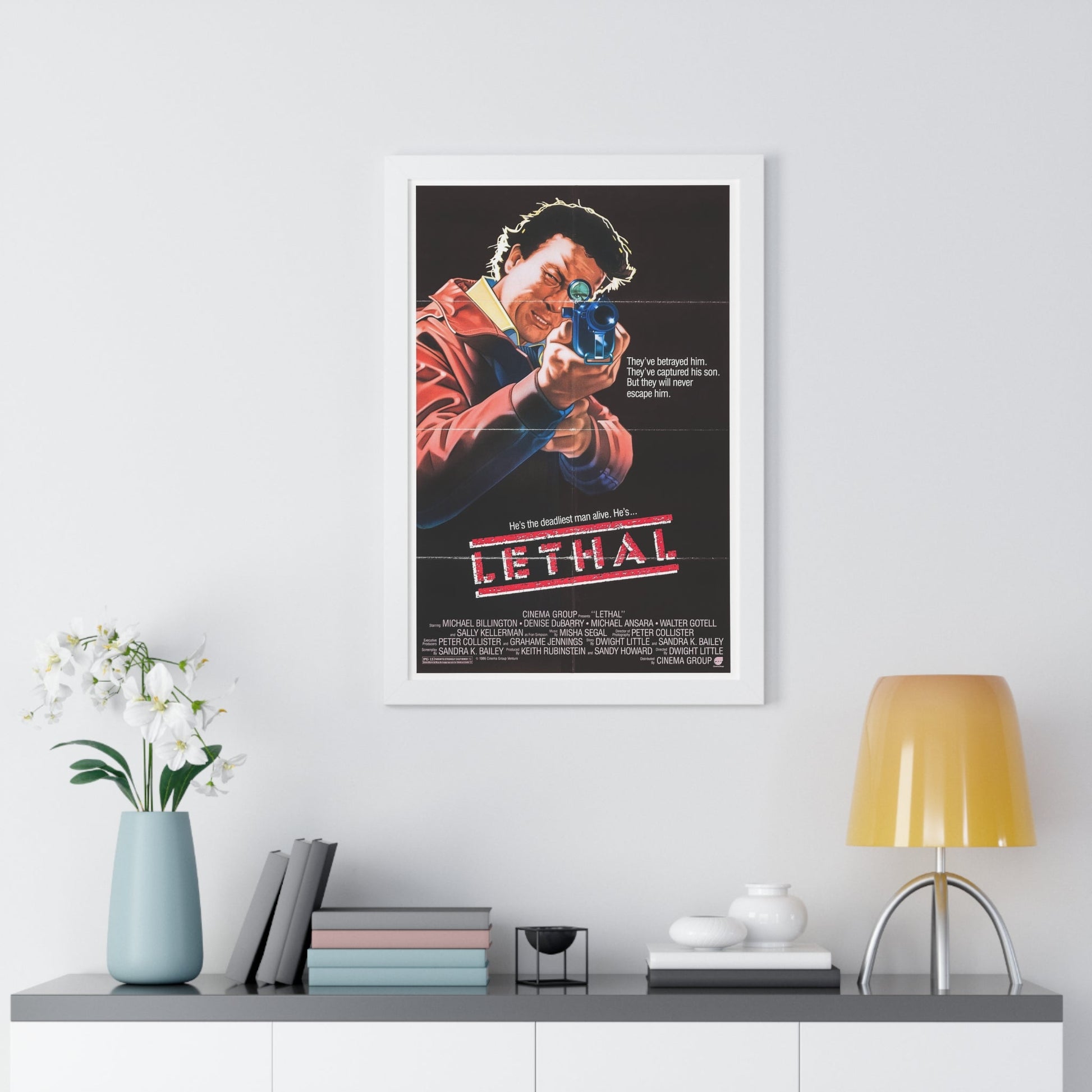 LETHAL 1985 - Framed Movie Poster-The Sticker Space