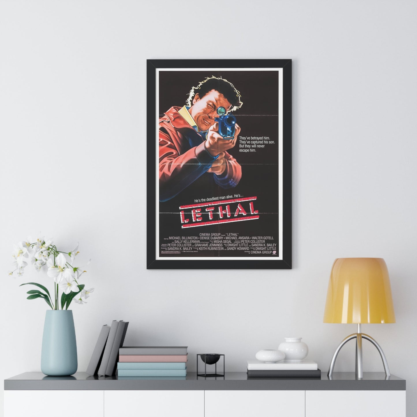 LETHAL 1985 - Framed Movie Poster-The Sticker Space