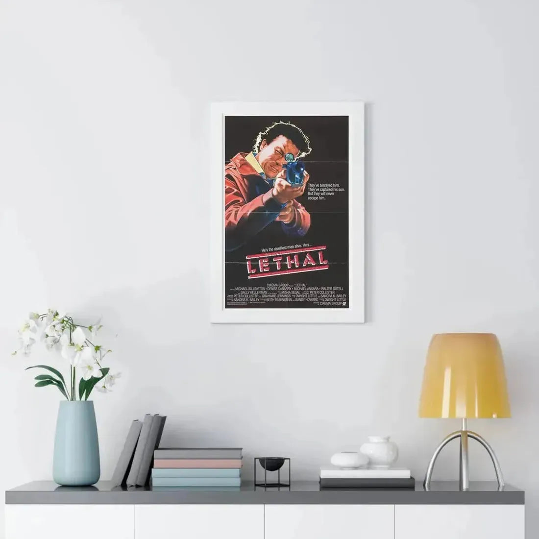 LETHAL 1985 - Framed Movie Poster - The Sticker Space