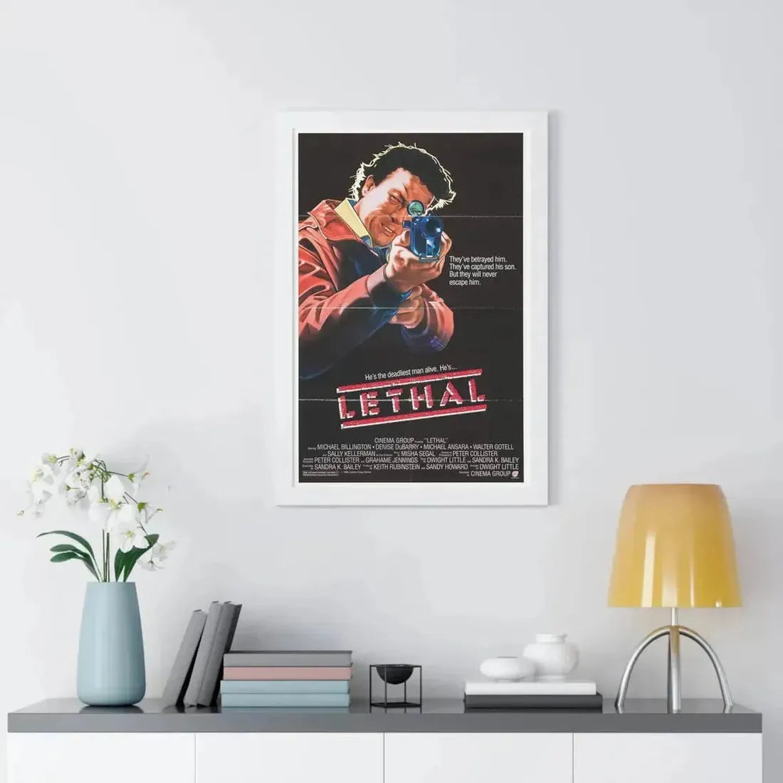 LETHAL 1985 - Framed Movie Poster - The Sticker Space