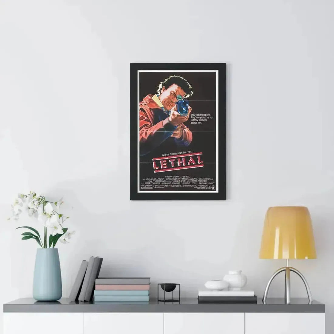 LETHAL 1985 - Framed Movie Poster - The Sticker Space