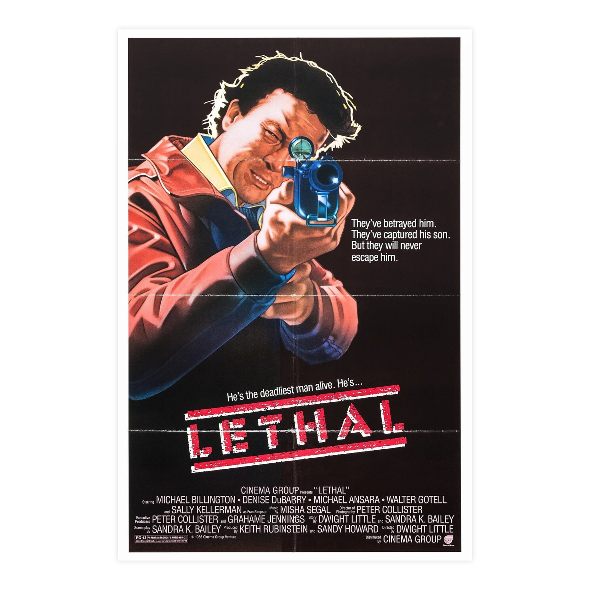 LETHAL 1985 - Paper Movie Poster-24″ x 36″ (Vertical)-The Sticker Space