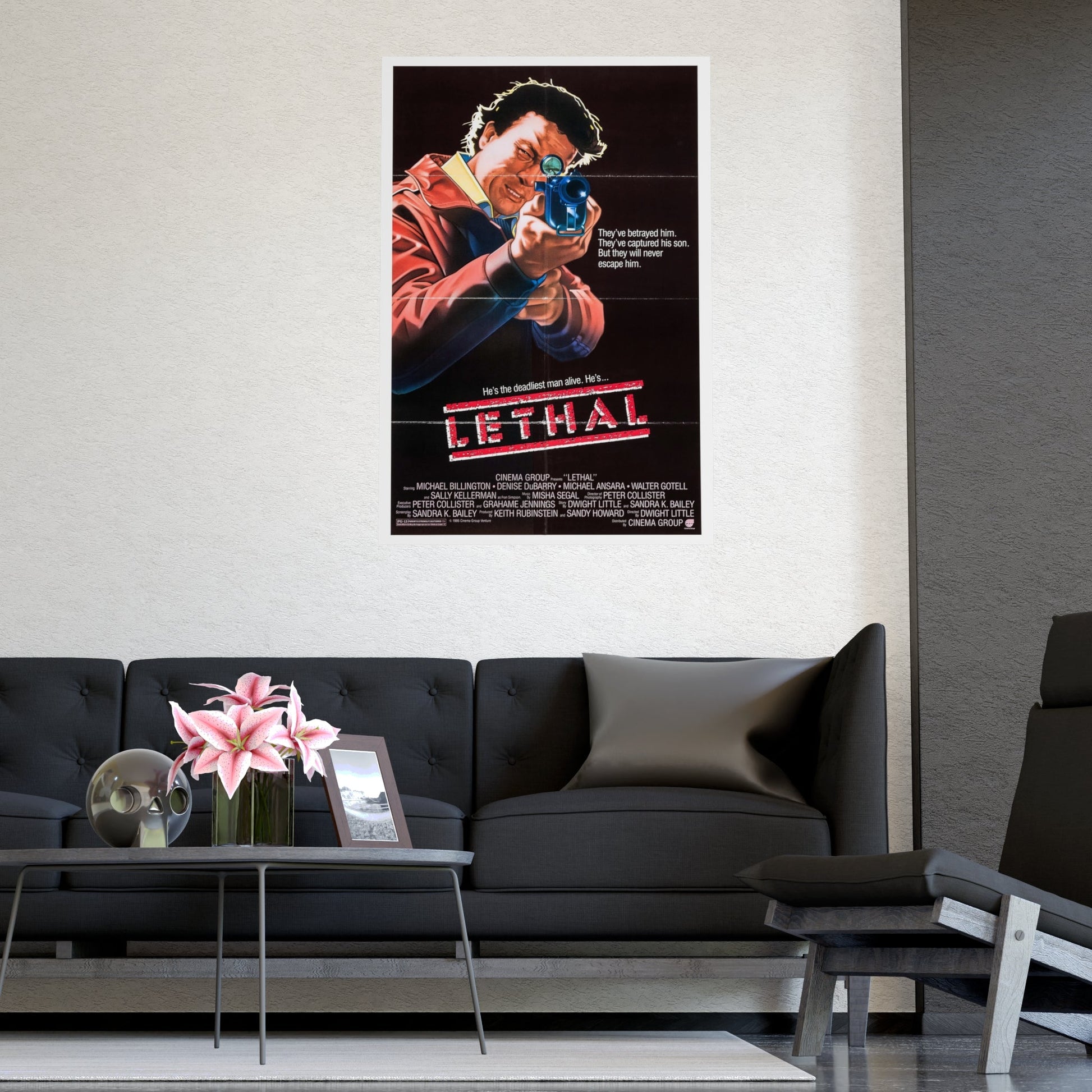 LETHAL 1985 - Paper Movie Poster-The Sticker Space