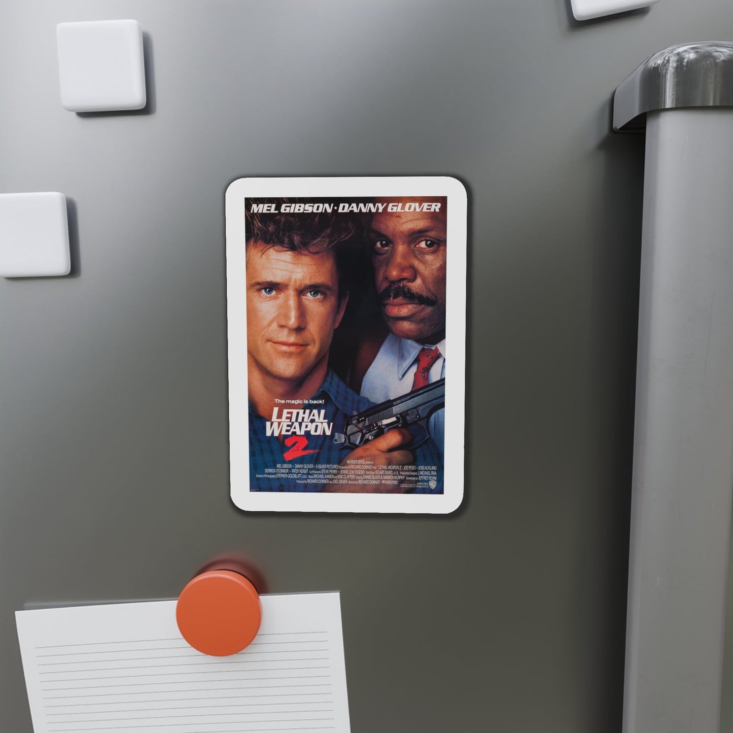 Lethal Weapon 2 1989 Movie Poster Die-Cut Magnet-The Sticker Space