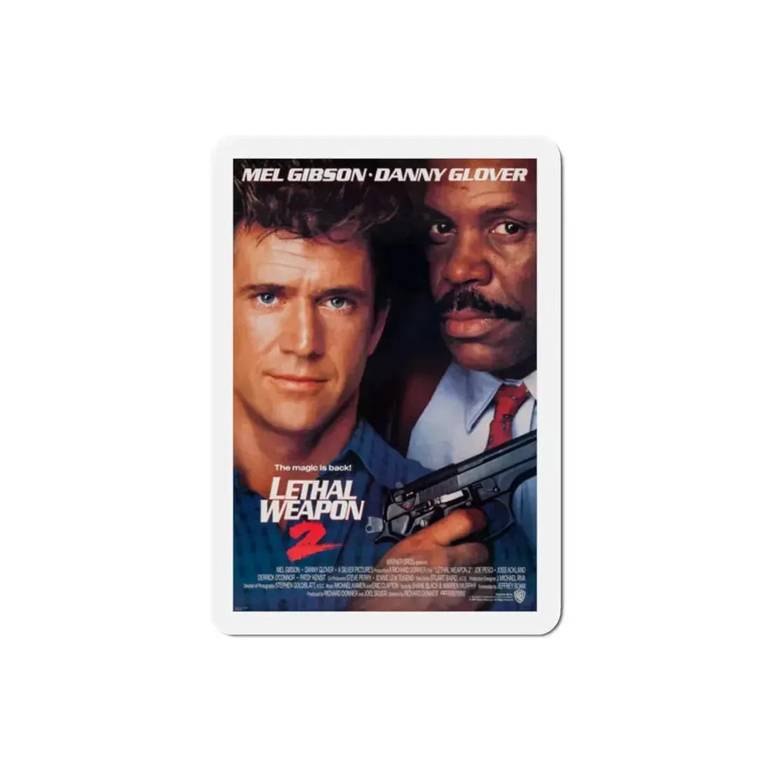 Lethal Weapon 2 1989 Movie Poster Refrigerator Magnet 2 Inch - The Sticker Space