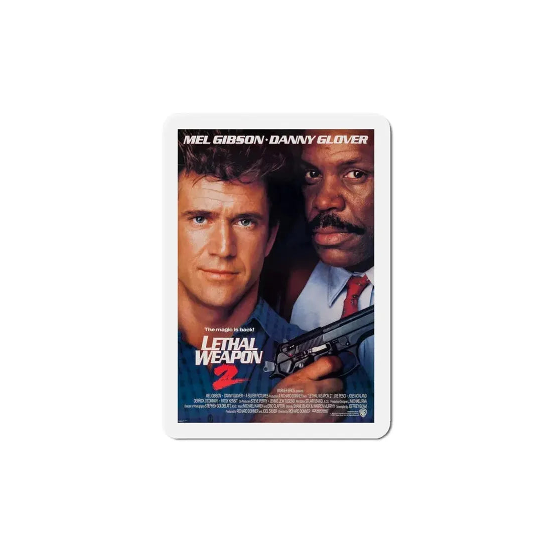 Lethal Weapon 2 1989 Movie Poster Refrigerator Magnet 6 Inch - The Sticker Space
