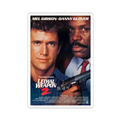 Lethal Weapon 2 1989 Movie Poster STICKER Vinyl Die-Cut Decal 2 Inch - The Sticker Space