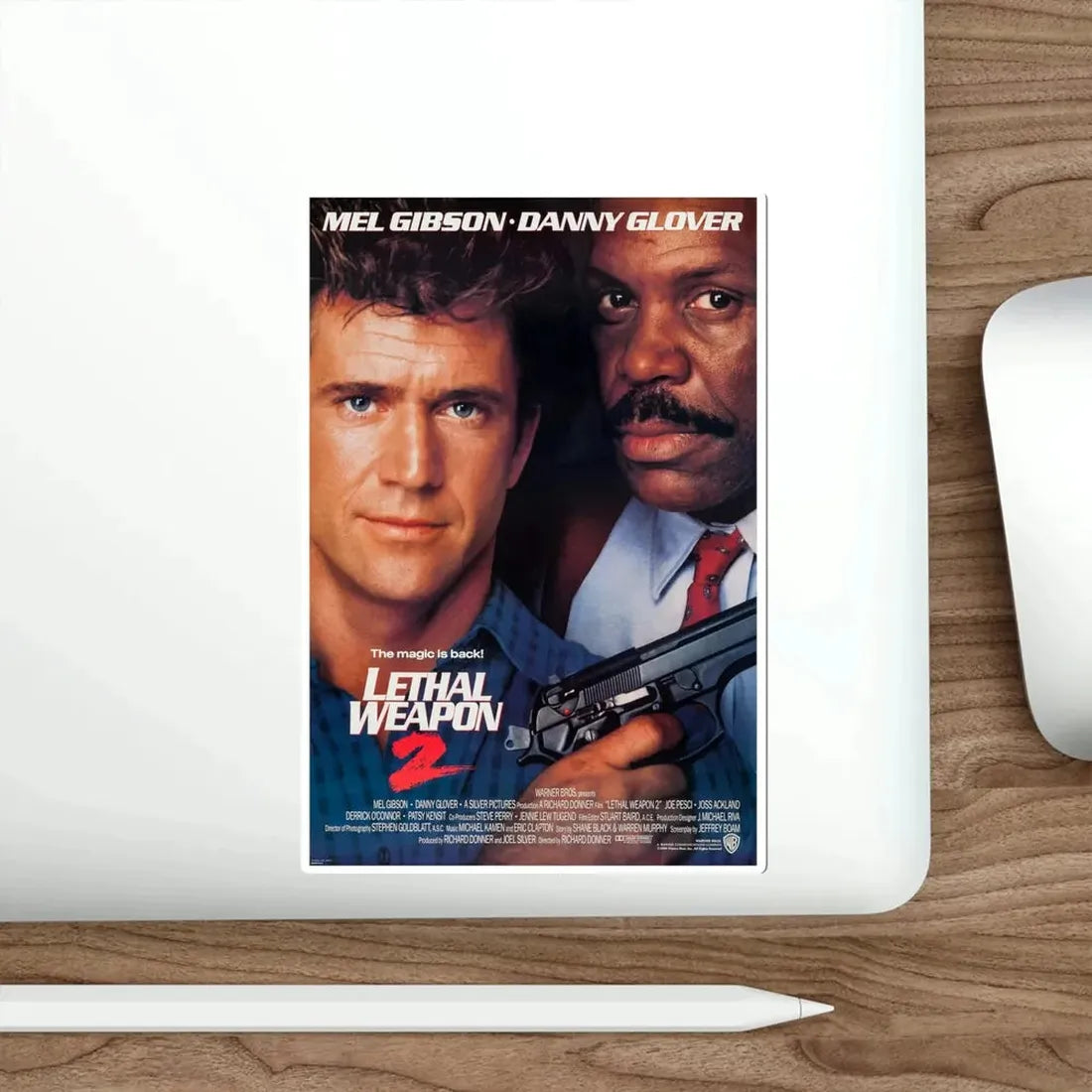 Lethal Weapon 2 1989 Movie Poster STICKER Vinyl Die-Cut Decal - The Sticker Space