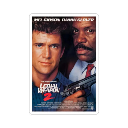 Lethal Weapon 2 1989 Movie Poster STICKER Vinyl Die-Cut Decal - The Sticker Space