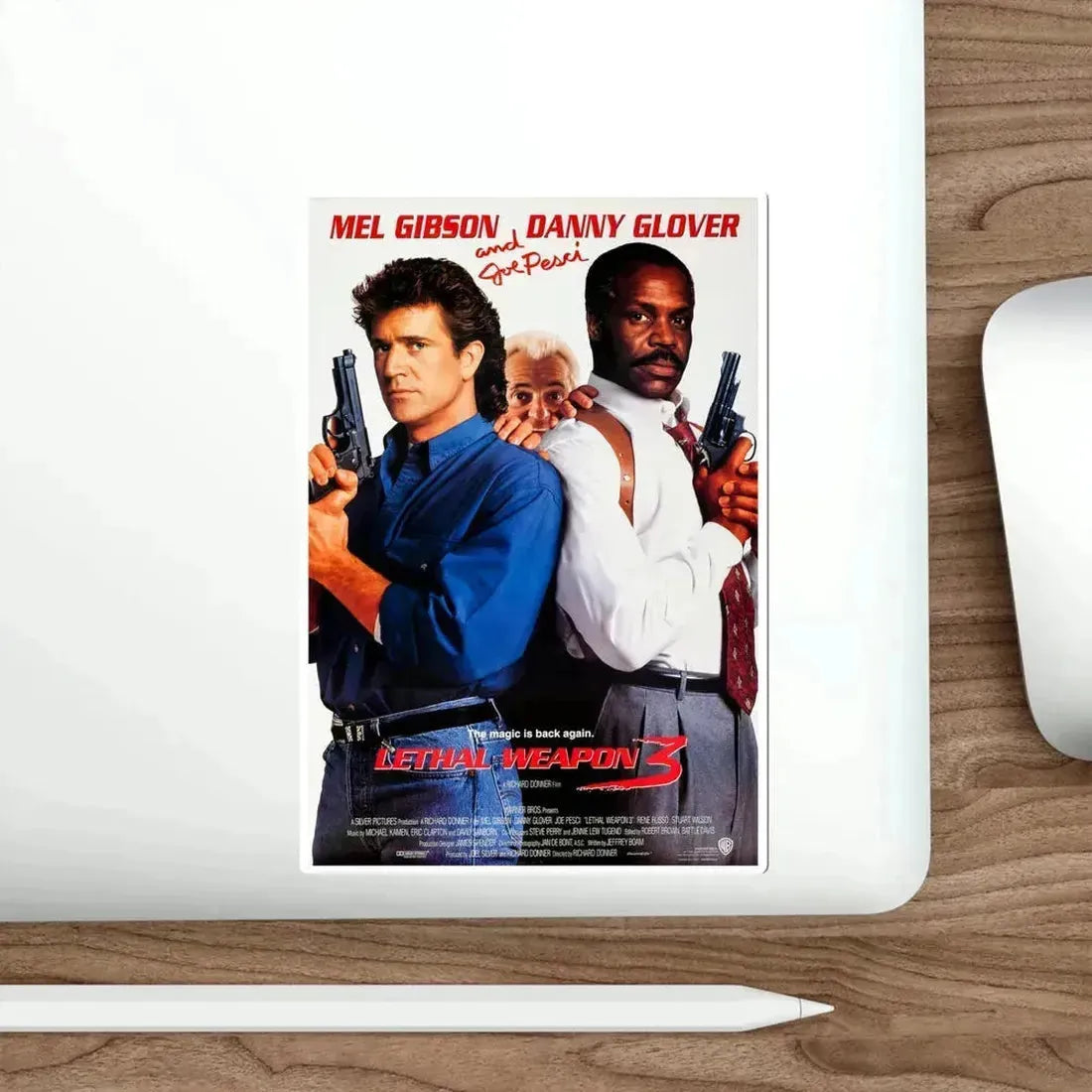 Lethal Weapon 3 1992 Movie Poster STICKER Vinyl Die-Cut Decal - The Sticker Space