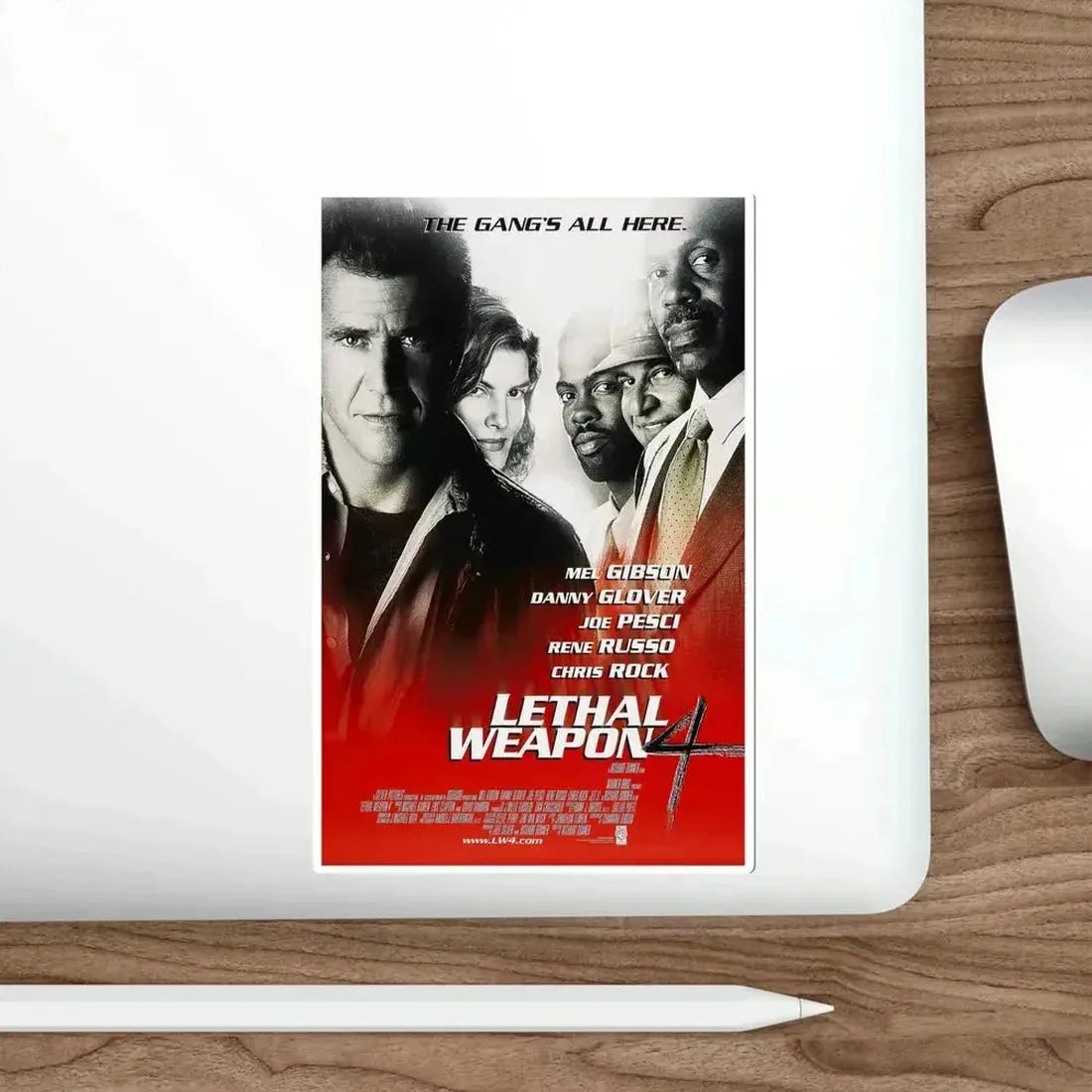 Lethal Weapon 4 1998 Movie Poster STICKER Vinyl Die-Cut Decal - The Sticker Space