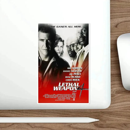 Lethal Weapon 4 1998 Movie Poster STICKER Vinyl Die-Cut Decal - The Sticker Space