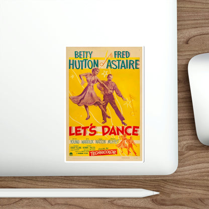 Lets Dance 1950 Movie Poster STICKER Vinyl Die-Cut Decal-The Sticker Space