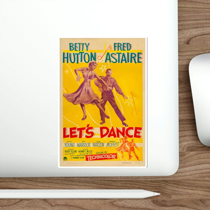 Lets Dance 1950 Movie Poster STICKER Vinyl Die-Cut Decal-The Sticker Space