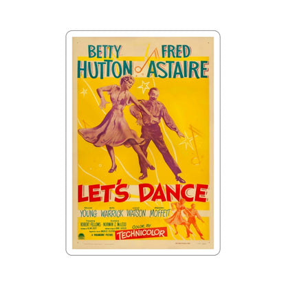 Lets Dance 1950 Movie Poster STICKER Vinyl Die-Cut Decal-3 Inch-The Sticker Space