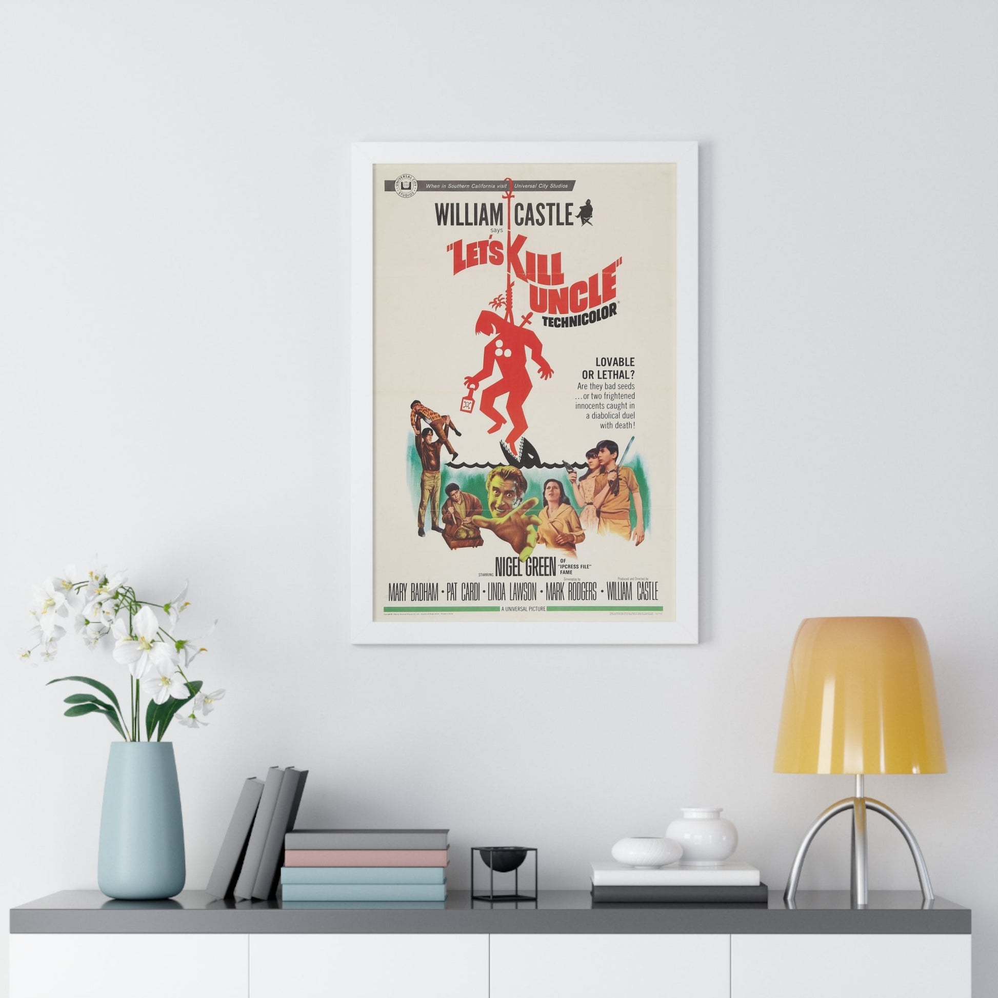 LET'S KILL UNCLE 1966 - Framed Movie Poster-The Sticker Space