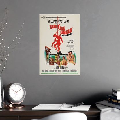 LET'S KILL UNCLE 1966 - Paper Movie Poster-The Sticker Space