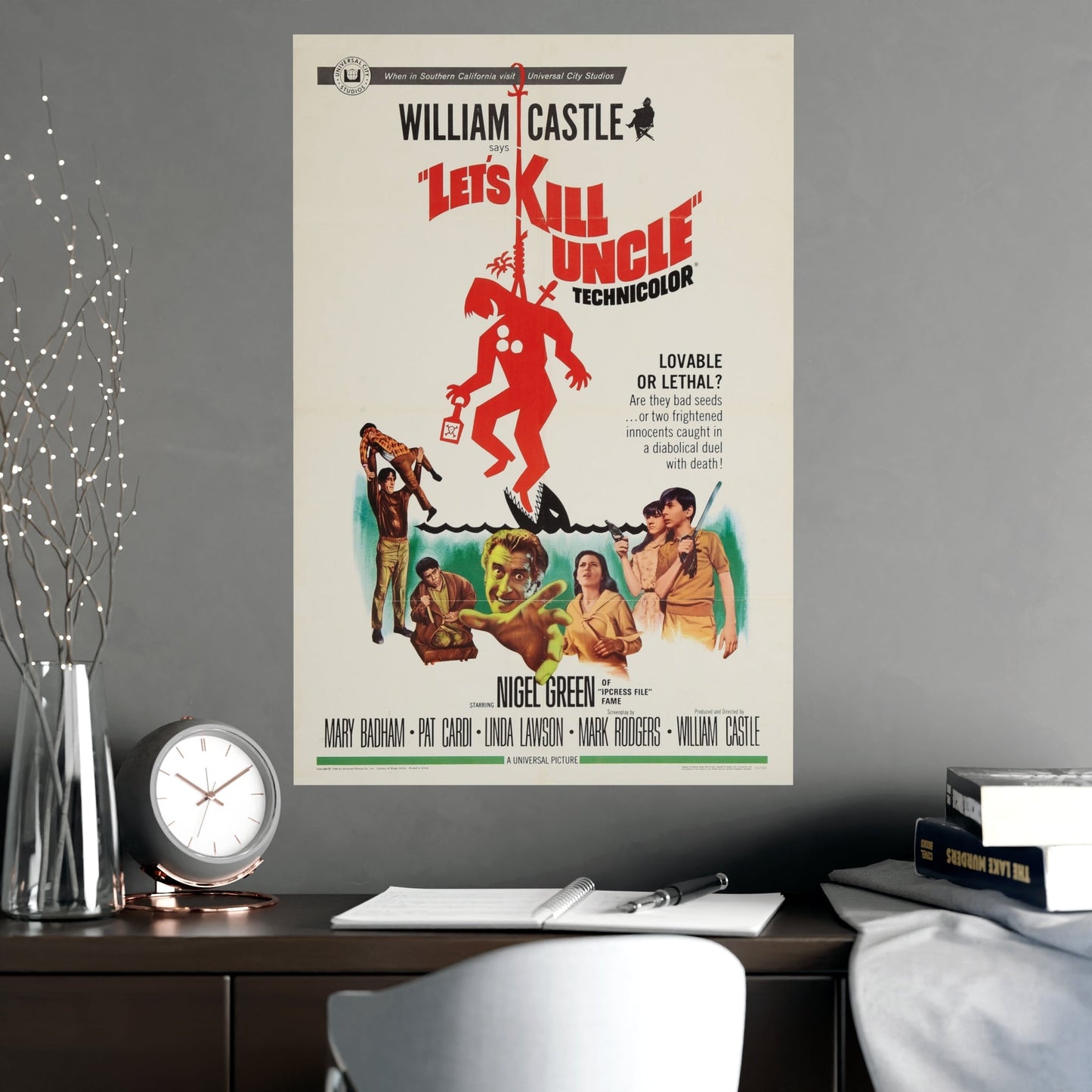 LET'S KILL UNCLE 1966 - Paper Movie Poster-The Sticker Space