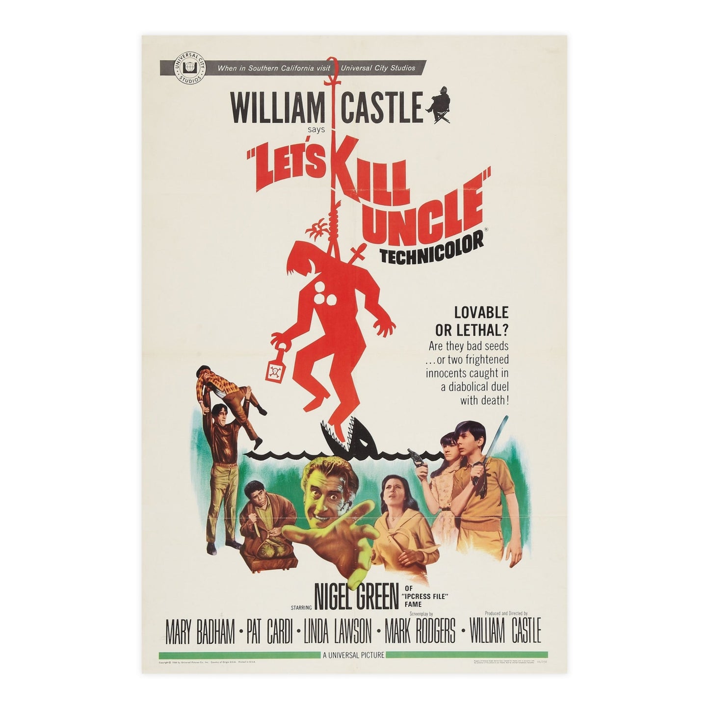 LET'S KILL UNCLE 1966 - Paper Movie Poster-24″ x 36″ (Vertical)-The Sticker Space