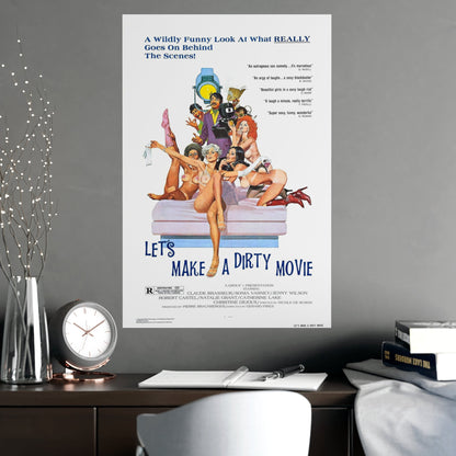 LET'S MAKE A DIRTY MOVIE 1976 - Paper Movie Poster-The Sticker Space