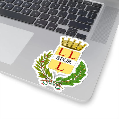 Lettere Italia-Stemma (Italy) (Coat of Arms) STICKER Vinyl Kiss-Cut Decal - The Sticker Space