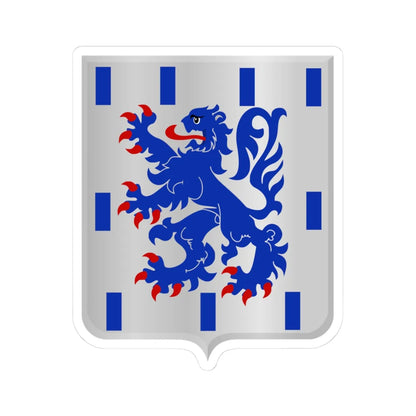 Leuze-en-Hainaut wapen (Belgium) (Coat of Arms) STICKER Vinyl Kiss-Cut Decal 3 Inch White - The Sticker Space