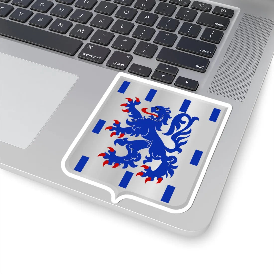 Leuze-en-Hainaut wapen (Belgium) (Coat of Arms) STICKER Vinyl Kiss-Cut Decal - The Sticker Space