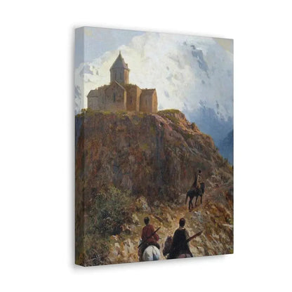 Lev Lagorio (1827-1905) Caucasian view - 1889 - Canvas Wall Art - The Sticker Space