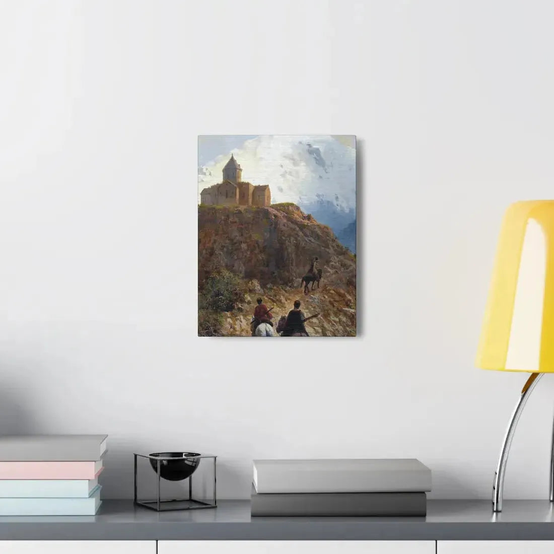 Lev Lagorio (1827-1905) Caucasian view - 1889 - Canvas Wall Art - The Sticker Space