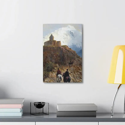 Lev Lagorio (1827-1905) Caucasian view - 1889 - Canvas Wall Art - The Sticker Space