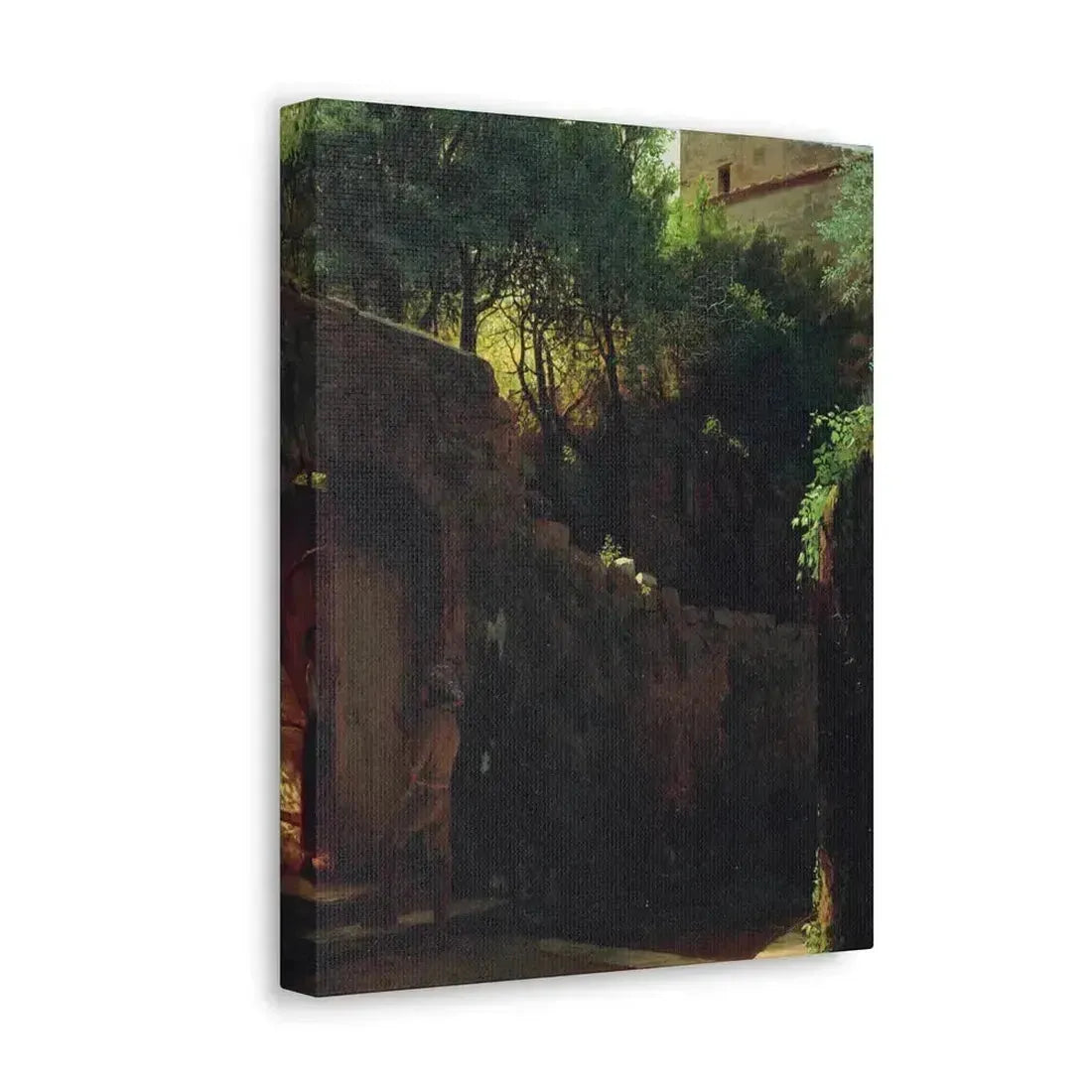Lev Lagorio (1827-1905) Meio-dia Italiano 1856 - Canvas Wall Art - The Sticker Space