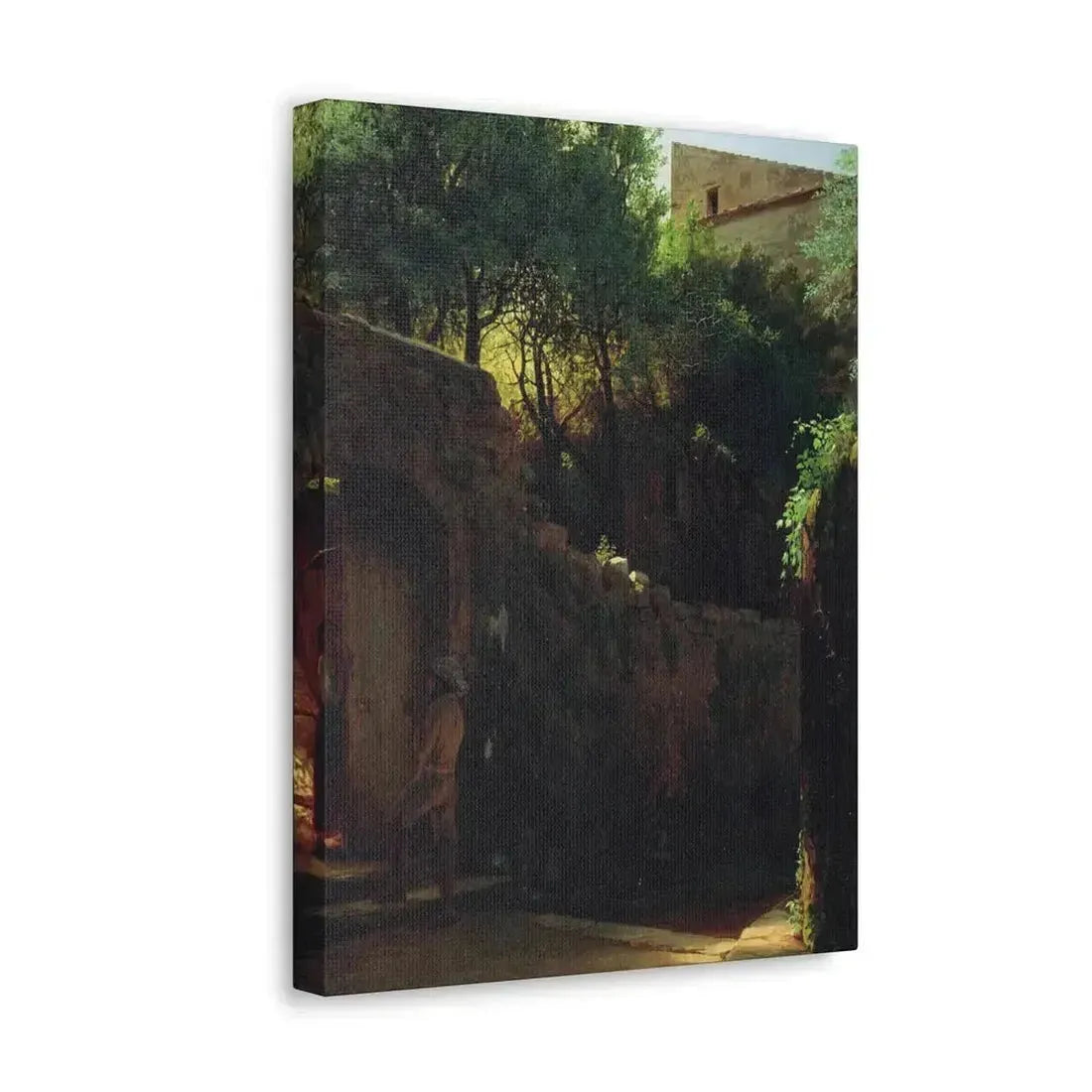 Lev Lagorio (1827-1905) Meio-dia Italiano 1856 - Canvas Wall Art - The Sticker Space