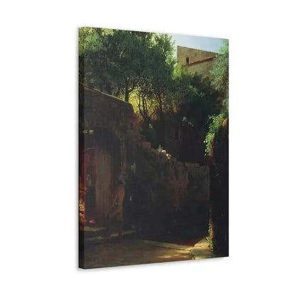 Lev Lagorio (1827-1905) Meio-dia Italiano 1856 - Canvas Wall Art - The Sticker Space