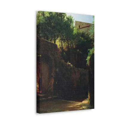 Lev Lagorio (1827-1905) Meio-dia Italiano 1856 - Canvas Wall Art - The Sticker Space