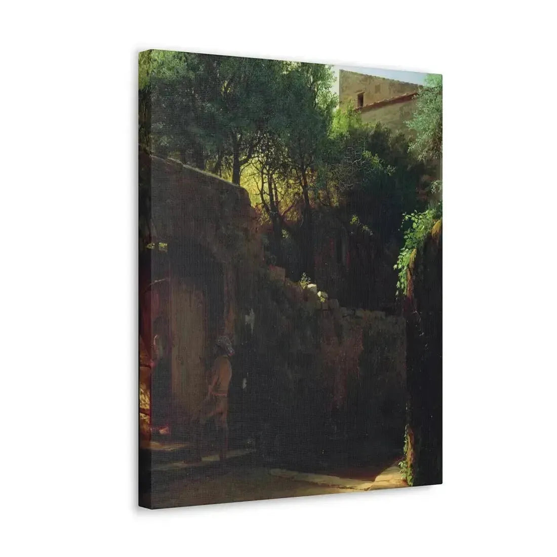 Lev Lagorio (1827-1905) Meio-dia Italiano 1856 - Canvas Wall Art - The Sticker Space