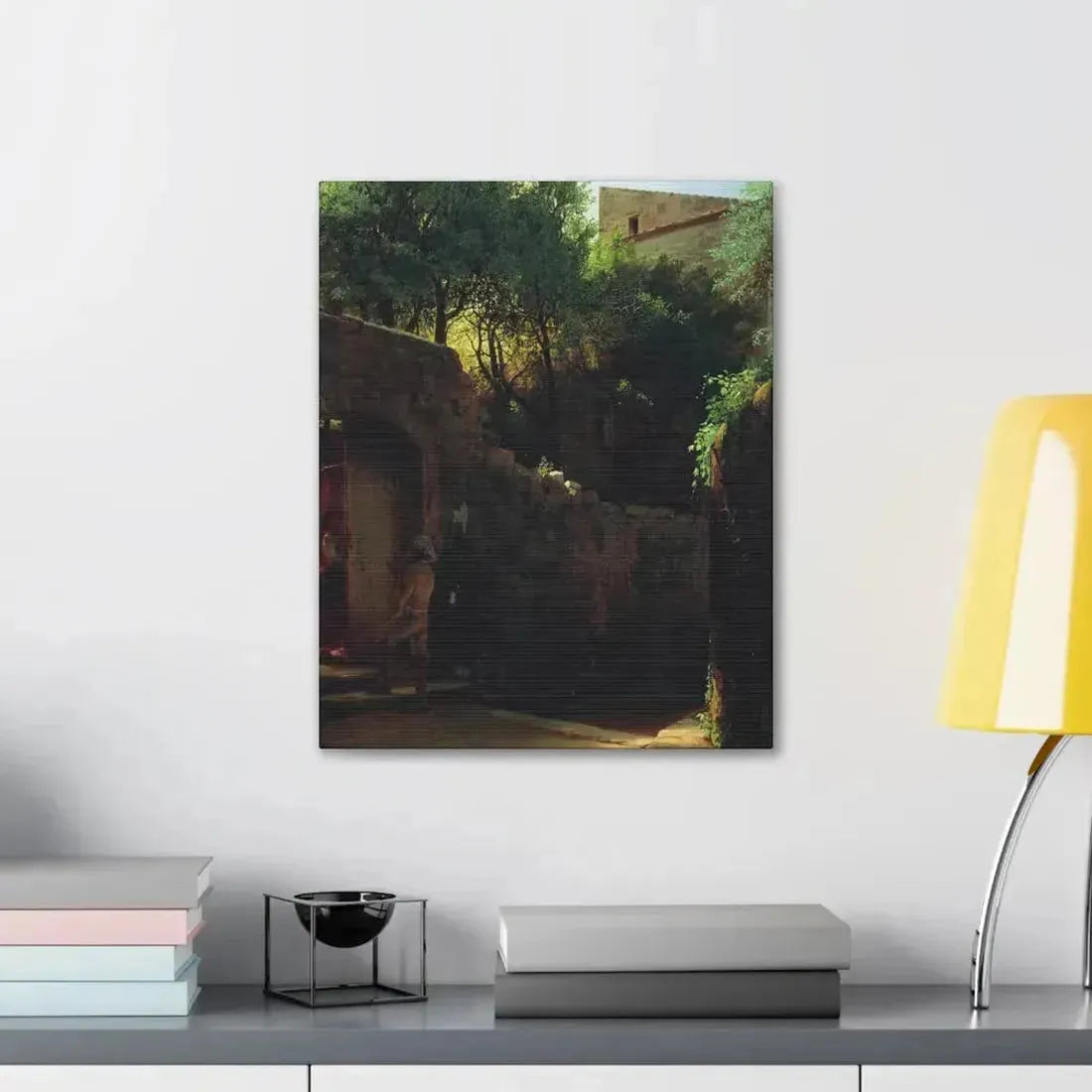 Lev Lagorio (1827-1905) Meio-dia Italiano 1856 - Canvas Wall Art - The Sticker Space