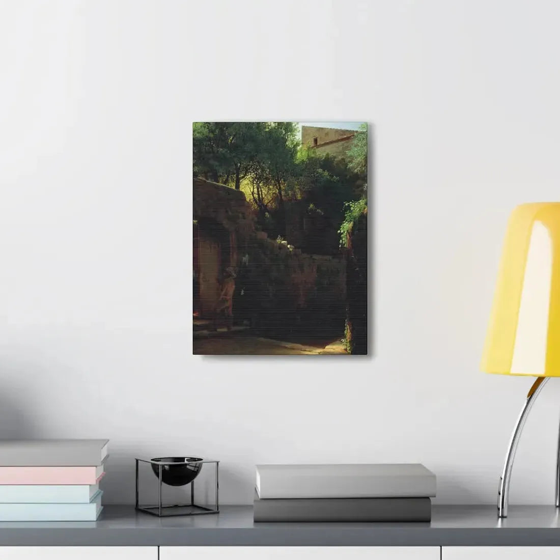 Lev Lagorio (1827-1905) Meio-dia Italiano 1856 - Canvas Wall Art - The Sticker Space