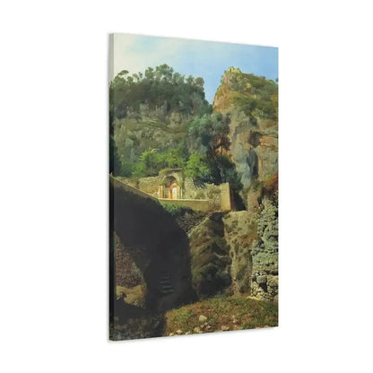 Lev Lagorio (1827-1905) Vista de Capo de Monte, Sorrento 1860 - Canvas Wall Art - The Sticker Space