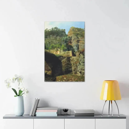 Lev Lagorio (1827-1905) Vista de Capo de Monte, Sorrento 1860 - Canvas Wall Art - The Sticker Space