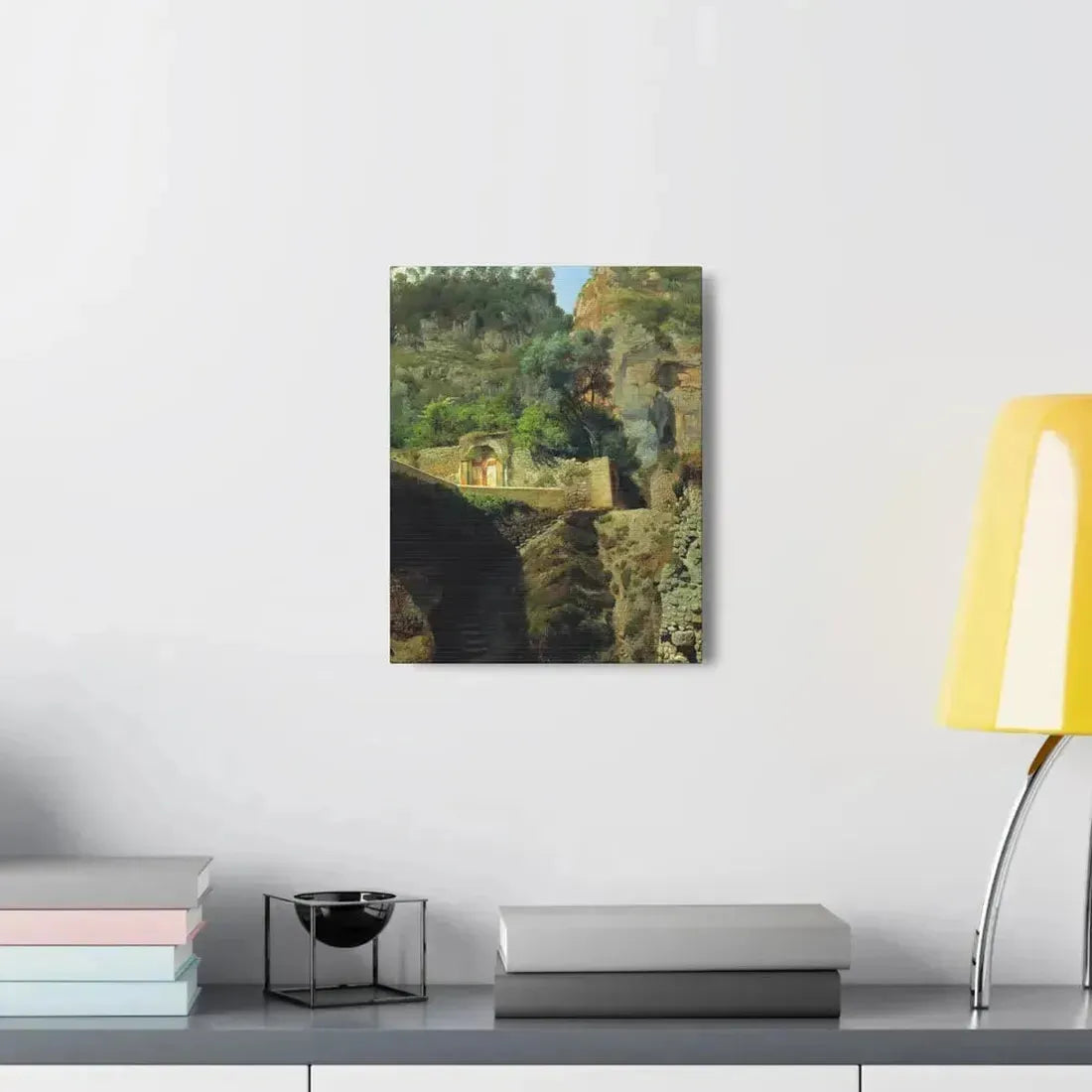 Lev Lagorio (1827-1905) Vista de Capo de Monte, Sorrento 1860 - Canvas Wall Art - The Sticker Space