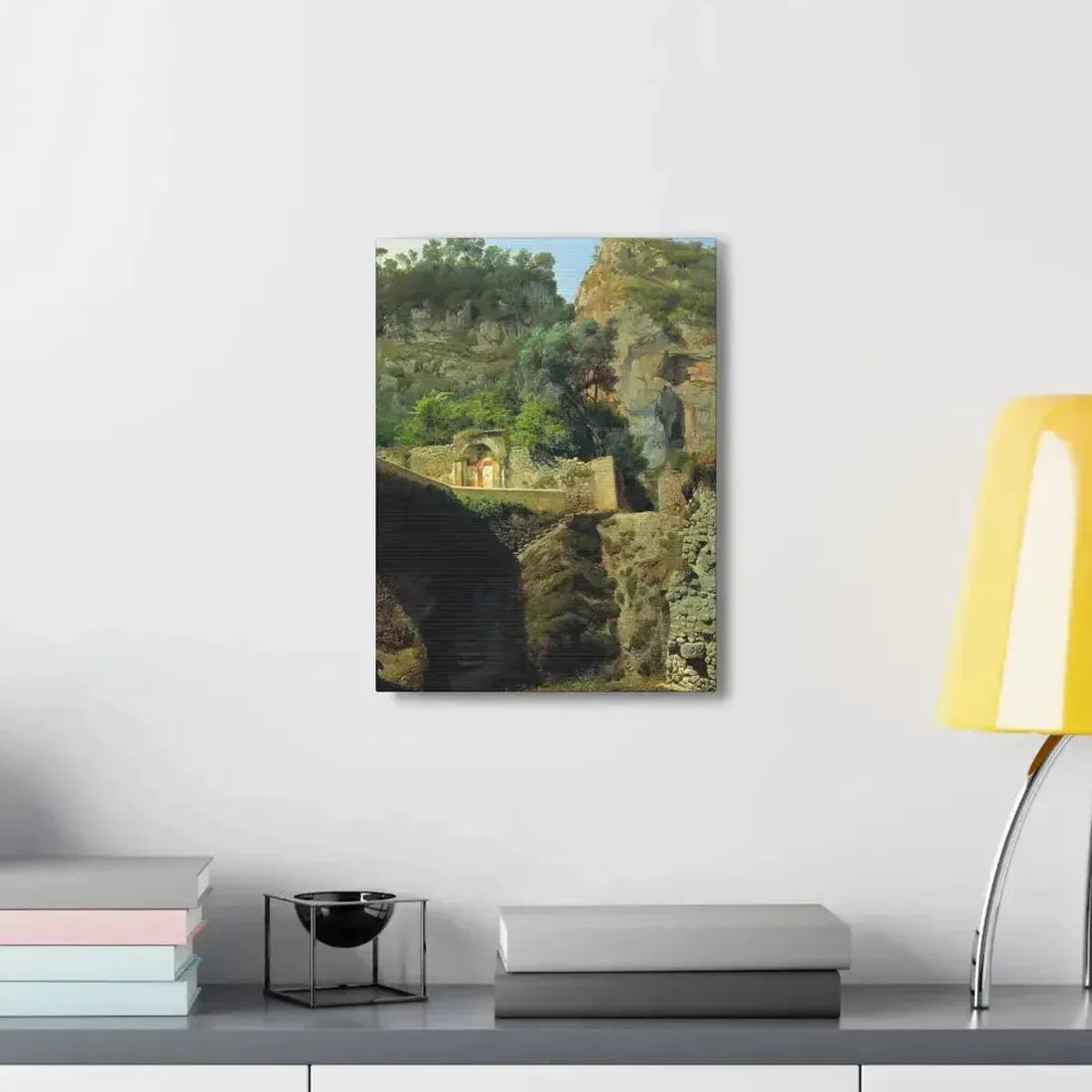 Lev Lagorio (1827-1905) Vista de Capo de Monte, Sorrento 1860 - Canvas Wall Art - The Sticker Space