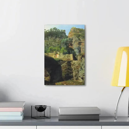 Lev Lagorio (1827-1905) Vista de Capo de Monte, Sorrento 1860 - Canvas Wall Art - The Sticker Space